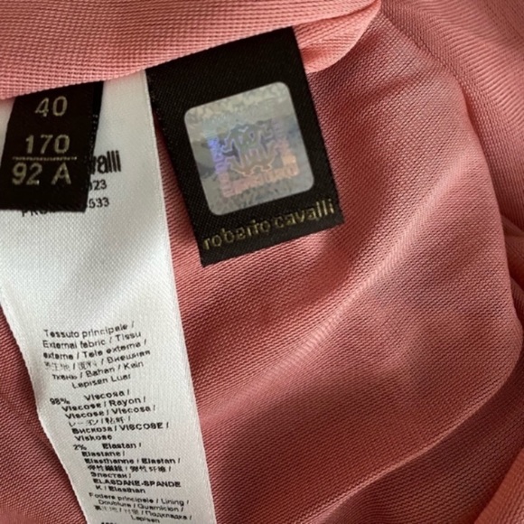 Roberto Cavalli Pink Maxi Dress small - Picture 9 of 16